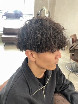 クロノ(Chrono)の写真/再現性の高いメンズカット、メンズパーマが人気◎忙しい朝のセットも簡単に☆お気軽にご相談ください！
