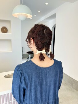 テオト(teoto.) 編み込みツインアレンジ