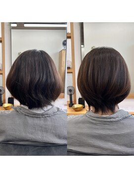 ナチュラル 岩切店(Natural) 縮毛矯正ケアルーガ、髪質改善トリートメント、仙台宮城野区岩切