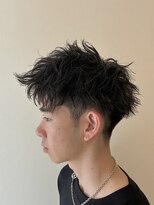 ニコラ(NICOLA) ジェットショート×ツイストパーマ