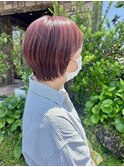 丸みショート/ピンクカラー