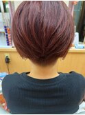 前下がりショート♪ネープ刈り上げスタイル