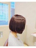 切りっぱなしボブ