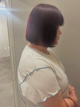 ヌークバイラヴェスト 四日市(neuk by lovest) パープル×ボブ