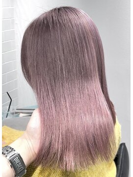 ウリ 横浜(uli) 色落ちかわいいピンクパープル