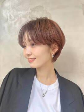 サン 白金台(SUN) 艶感暖色カラーのハンサムマッシュショート白金目黒