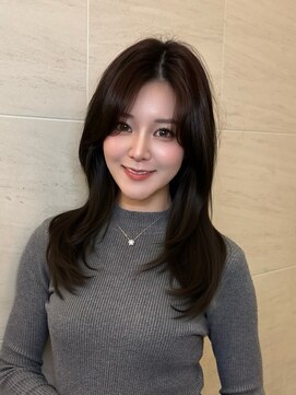 ジュノヘアージャパン 表参道(JUNO HAIR JAPAN) 黒髪/クラゲヘアー/オリーブグレー/小顔/ココアベージュ/渋谷