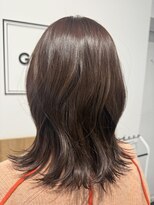 ギルド 東久留米店(GUILD)&nbsp;ツヤ感ブラウンの軽やかミディ