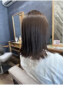 ミディアムスタイル/透明感/髪質改善カラー/我孫子駅