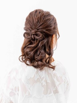 ムクプラス(mucu plus) リボンハーフアップ