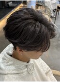 毛流れセンターパート/ニュアンスパーマ/フェザーパーマ