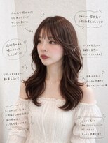 ソア 並木坂(Soa) 韓国レイヤー/レイヤーカット/くびれ巻き/ミディアムレイヤー