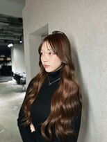 ザ シェノン ウメダ(THE CHAINON UMEDA)&nbsp;ミルクティーブロンド/ダークブルー/デジタルパーマ/心斎橋