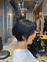 アルトル 池袋2nd(altru)&nbsp;◇大人40代50代60代ショートボブ丸みショート白髪ぼかし