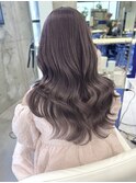 渋谷ミルクティーベージュハイトーングレージュ透明感カラー韓国