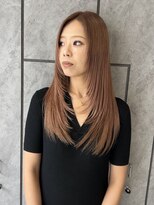 エン(en) レイヤーカット×ミルクティーベージュ