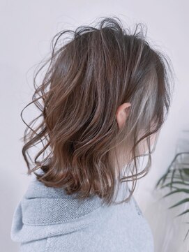アナザヘアー なんば 高島屋前店(ANAZA hair) エアリーウェーブ＆インナーカラー♪大人可愛い20代30代40代