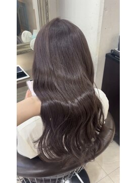 ヘアーアンドメイク シークタチカワ 立川店(Hair&Make Seek) 【澤飯】ブリーチなしワンカラー ラベンダーグレージュ