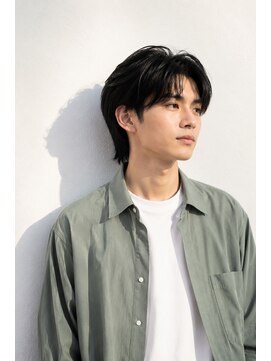 レーヴクラン(Reve Clan) 大人センターパート×ナチュラルマッシュで好印象ヘア
