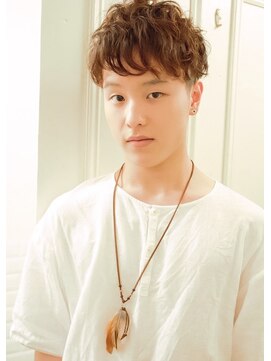 ニスタ バイ アヴァンツアート(nista by Avanzato) 【nista】メンズ2ブロックパーマナチュラルブラウン