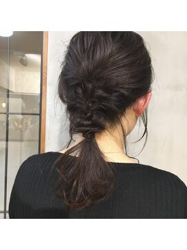 カールム(carlm) 【carlm☆上川美幸】アッシュブラウンカラー×編みおろし