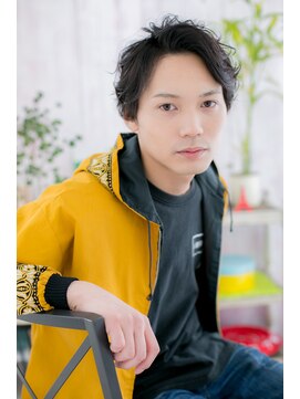 ミック 日暮里店(miq) ニュアンスパーマｘジェントルマンショートa