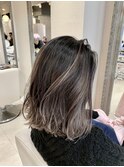 バレイヤージュハイライト