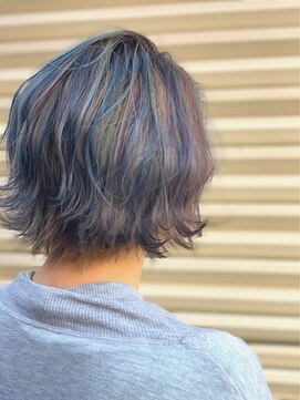 クラウドヘアー 東照宮店 ユニコーンカラー
