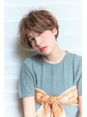 表参道駅/青山　大人かわいいワンサイドショート　辻幸奈