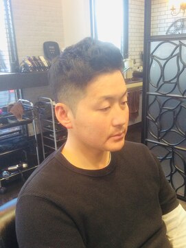 ヒロザバーバー(HIRO THE BARBER) ツーブロックショート 宇部市/理容室/理容院/メンズカット