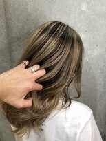 ロダット 横浜(LODAT by little)&nbsp;バレイヤージュ×ブロンドベージュ【LODAT横浜】