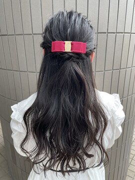 モードケイズ 阿倍野店(MODE K’s) ハーフアップスタイル