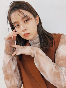 シス バイ フィット(SYS by fit) こなれミディ/大人かわいいヘア/ホワイトグレージュ[千葉駅]