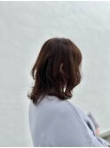 ミディアムヘア×レイヤースタイル