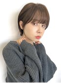 丸みショート/前髪/顔周りカット/透明感/20代30代40代50代