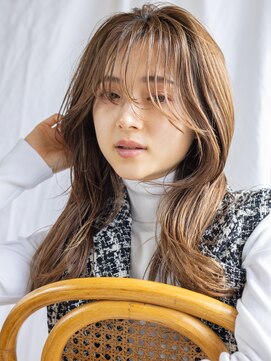 アフロート ギンザ(AFLOAT GINZA) 【白川】20代30代40代シースルーバングレトロガーリー23.2.9