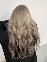 スキル 石岡(SKILL) ハイトーングレージュ☆エクステ☆ハイトーンカラー