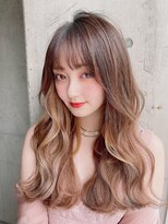 ロンド クラン 岡崎(Lond Clan)&nbsp;前髪/顔周りレイヤーで作る韓国ヘア×プリカール[岡崎/髪質改善]