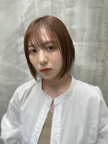 ロンド ストラーダ 心斎橋(Lond strada)&nbsp;シルキーベージュ×グレージュカラー【髪質改善/縮毛矯正】