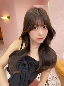 ボタン シブヤ(VOTAN SHIBUYA) 透明感カラー/レイヤーカット/韓国ヘア/オリーブベージュ