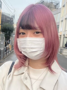 ワンズリー 本厚木店(ONE's ly) ホワイトピンク/ピンクカラー/ハイトーン/ケアブリーチ/本厚木