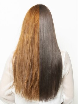 ギャラクシーアンブレラ 水戸店(GALAXY&BRELLA)の写真/業界イチオシの髪質改善トリートメント！質感再整で髪の芯から潤い、しっとりツヤのある美髪へ♪