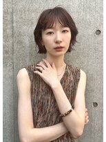 アンサム 経堂店(UNSOME)&nbsp;【経堂】コンパクトボブ/ショートボブ/ボブ/ラベンダーブラウン