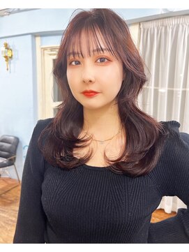 アンメリーアン(Ann merry ann) ブルーシルバーアッシュブルージュ透明感グラデーションカラー