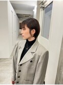 メルティ―カラーフェミニンロングマッシュウルフボブヘア着物
