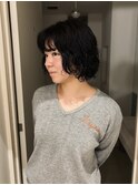 ・黒髪だからこそ映えるボブパーマ・【担当 タクノ】