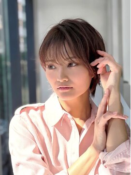 前髪あり　ショート