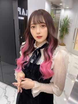 ラピステン 福岡天神 大名店(Lapis) 担当_原島/エクステ/レイヤー/ブリーチ/髪質改善/ブリーチなし