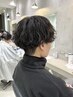 メンズプロデュース☆カット+カラー+パーマ+眉カット+marbb ￥20900
