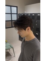 ステージ(STAGE)&nbsp;ダウンパーマ　ニュアンスパーマ　センターパート